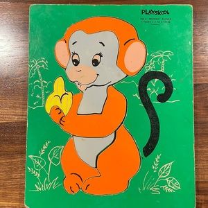 Playskool 165-4 Monkey Shines Puzzle
